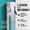 image:imageZulay Froth N Go Milk Frother  Rechargeable 3in1 Handheld Frother Wand with Travel Case amp USBC Charger  Single Double amp Egg Whisk for Latte Cappuccino Matcha Protein Shakes  Forge MarbleFrosted Marble