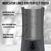 image:imageZulay Froth N Go Milk Frother  Rechargeable 3in1 Handheld Frother Wand with Travel Case amp USBC Charger  Single Double amp Egg Whisk for Latte Cappuccino Matcha Protein Shakes  Forge MarbleVentus Gray