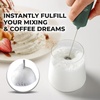image:imageZulay Froth N Go Milk Frother  Rechargeable 3in1 Handheld Frother Wand with Travel Case amp USBC Charger  Single Double amp Egg Whisk for Latte Cappuccino Matcha Protein Shakes  Forge MarbleAurelian Emerald