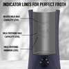 image:imageZulay Froth N Go Milk Frother  Rechargeable 3in1 Handheld Frother Wand with Travel Case amp USBC Charger  Single Double amp Egg Whisk for Latte Cappuccino Matcha Protein Shakes  Forge MarbleVentus Navy