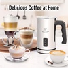 image:imageZulay Froth N Go Milk Frother  Rechargeable 3in1 Handheld Frother Wand with Travel Case amp USBC Charger  Single Double amp Egg Whisk for Latte Cappuccino Matcha Protein Shakes  Forge MarbleIron Silver