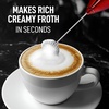 image:imageZulay Froth N Go Milk Frother  Rechargeable 3in1 Handheld Frother Wand with Travel Case amp USBC Charger  Single Double amp Egg Whisk for Latte Cappuccino Matcha Protein Shakes  Forge MarbleMajestic Cardinal Red