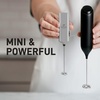 image:imageZulay Froth N Go Milk Frother  Rechargeable 3in1 Handheld Frother Wand with Travel Case amp USBC Charger  Single Double amp Egg Whisk for Latte Cappuccino Matcha Protein Shakes  Forge MarbleBlackened Silver