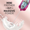 image:imageZulay Froth N Go Milk Frother  Rechargeable 3in1 Handheld Frother Wand with Travel Case amp USBC Charger  Single Double amp Egg Whisk for Latte Cappuccino Matcha Protein Shakes  Diamond WhiteAmber Dragonfruit