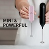 image:imageZulay Froth N Go Milk Frother  Rechargeable 3in1 Handheld Frother Wand with Travel Case amp USBC Charger  Single Double amp Egg Whisk for Latte Cappuccino Matcha Protein Shakes  Diamond WhiteAqua Blush