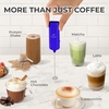 image:imageZulay Froth N Go Milk Frother  Rechargeable 3in1 Handheld Frother Wand with Travel Case amp USBC Charger  Single Double amp Egg Whisk for Latte Cappuccino Matcha Protein Shakes  Forge MarbleBold Royal Blue
