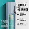 image:imageZulay Froth N Go Milk Frother  Rechargeable 3in1 Handheld Frother Wand with Travel Case amp USBC Charger  Single Double amp Egg Whisk for Latte Cappuccino Matcha Protein Shakes  Diamond WhiteDove Cloud