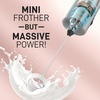 image:imageZulay Froth N Go Milk Frother  Rechargeable 3in1 Handheld Frother Wand with Travel Case amp USBC Charger  Single Double amp Egg Whisk for Latte Cappuccino Matcha Protein Shakes  Forge MarbleBlackened Silver