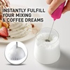 image:imageZulay Froth N Go Milk Frother  Rechargeable 3in1 Handheld Frother Wand with Travel Case amp USBC Charger  Single Double amp Egg Whisk for Latte Cappuccino Matcha Protein Shakes  Forge MarbleAmber Dragonfruit