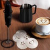image:imageZulay Froth N Go Milk Frother  Rechargeable 3in1 Handheld Frother Wand with Travel Case amp USBC Charger  Single Double amp Egg Whisk for Latte Cappuccino Matcha Protein Shakes  Diamond WhiteGrand Executive Black