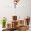 image:imageZulay Froth N Go Milk Frother  Rechargeable 3in1 Handheld Frother Wand with Travel Case amp USBC Charger  Single Double amp Egg Whisk for Latte Cappuccino Matcha Protein Shakes  Forge MarbleAlabaster Marble
