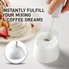 image:imageZulay Froth N Go Milk Frother  Rechargeable 3in1 Handheld Frother Wand with Travel Case amp USBC Charger  Single Double amp Egg Whisk for Latte Cappuccino Matcha Protein Shakes  Forge MarbleAlabaster Marble