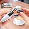 image:imageZulay Froth N Go Milk Frother  Rechargeable 3in1 Handheld Frother Wand with Travel Case amp USBC Charger  Single Double amp Egg Whisk for Latte Cappuccino Matcha Protein Shakes  Diamond WhiteMilky White