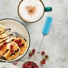 image:imageZulay Froth N Go Milk Frother  Rechargeable 3in1 Handheld Frother Wand with Travel Case amp USBC Charger  Single Double amp Egg Whisk for Latte Cappuccino Matcha Protein Shakes  Forge MarbleBlue Sky