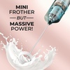 image:imageZulay Froth N Go Milk Frother  Rechargeable 3in1 Handheld Frother Wand with Travel Case amp USBC Charger  Single Double amp Egg Whisk for Latte Cappuccino Matcha Protein Shakes  Forge MarbleAurelian Emerald