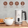 image:imageZulay Froth N Go Milk Frother  Rechargeable 3in1 Handheld Frother Wand with Travel Case amp USBC Charger  Single Double amp Egg Whisk for Latte Cappuccino Matcha Protein Shakes  Diamond WhiteIron Silver