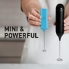 image:imageZulay Froth N Go Milk Frother  Rechargeable 3in1 Handheld Frother Wand with Travel Case amp USBC Charger  Single Double amp Egg Whisk for Latte Cappuccino Matcha Protein Shakes  Forge MarbleBlue Sky