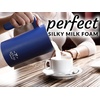 image:imageZulay Froth N Go Milk Frother  Rechargeable 3in1 Handheld Frother Wand with Travel Case amp USBC Charger  Single Double amp Egg Whisk for Latte Cappuccino Matcha Protein Shakes  Diamond WhiteBlue