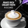 image:imageZulay Froth N Go Milk Frother  Rechargeable 3in1 Handheld Frother Wand with Travel Case amp USBC Charger  Single Double amp Egg Whisk for Latte Cappuccino Matcha Protein Shakes  Diamond WhiteMystic Galaxy