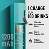 image:imageZulay Froth N Go Milk Frother  Rechargeable 3in1 Handheld Frother Wand with Travel Case amp USBC Charger  Single Double amp Egg Whisk for Latte Cappuccino Matcha Protein Shakes  Forge MarbleElectric Aqua