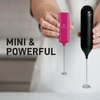 image:imageZulay Froth N Go Milk Frother  Rechargeable 3in1 Handheld Frother Wand with Travel Case amp USBC Charger  Single Double amp Egg Whisk for Latte Cappuccino Matcha Protein Shakes  Forge MarbleAmber Dragonfruit