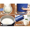 image:imageZulay Froth N Go Milk Frother  Rechargeable 3in1 Handheld Frother Wand with Travel Case amp USBC Charger  Single Double amp Egg Whisk for Latte Cappuccino Matcha Protein Shakes  Diamond WhiteBlue