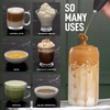 image:imageZulay Froth N Go Milk Frother  Rechargeable 3in1 Handheld Frother Wand with Travel Case amp USBC Charger  Single Double amp Egg Whisk for Latte Cappuccino Matcha Protein Shakes  Diamond WhiteXeno Unicorn Black