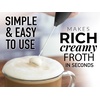 image:imageZulay Froth N Go Milk Frother  Rechargeable 3in1 Handheld Frother Wand with Travel Case amp USBC Charger  Single Double amp Egg Whisk for Latte Cappuccino Matcha Protein Shakes  Forge MarbleGrand Executive Black