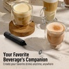 image:imageZulay Froth N Go Milk Frother  Rechargeable 3in1 Handheld Frother Wand with Travel Case amp USBC Charger  Single Double amp Egg Whisk for Latte Cappuccino Matcha Protein Shakes  Forge MarbleForge Marble