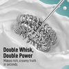 image:imageZulay Froth N Go Milk Frother  Rechargeable 3in1 Handheld Frother Wand with Travel Case amp USBC Charger  Single Double amp Egg Whisk for Latte Cappuccino Matcha Protein Shakes  Diamond WhiteEmber Red