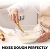image:imageZulay Kitchen 13Inch Danish Dough Whisk  Stainless Steel Wooden Whisk with Dough Hook  Sourdough Whisk for Bread Pizza Pastry Cake Batter amp More  AcaciaAcacia  Double Eye