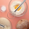 image:imageZulay Kitchen 13Inch Danish Dough Whisk  Stainless Steel Wooden Whisk with Dough Hook  Sourdough Whisk for Bread Pizza Pastry Cake Batter amp More  AcaciaStainless Steel  Single Eye