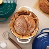 image:imageZulay Kitchen 13Inch Danish Dough Whisk  Stainless Steel Wooden Whisk with Dough Hook  Sourdough Whisk for Bread Pizza Pastry Cake Batter amp More  AcaciaCarbonized Ashwood  Single Eye