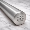 image:imageZulay Kitchen 159 inch Professional Stainless Steel Rolling Pin  Lightweight Metal French Rolling Pin  Perfect for Baking Fondant Pizza Dough Roller DumplingSilver