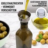 image:imageZulay Kitchen 17oz Olive Oil Dispenser Bottle  Glass Oil Cruet with Spout Funnel amp Pourers EasyPour Decanter for Kitchen Cooking and Serving GreenDark Brown
