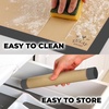 image:imageZulay Kitchen 2 Pack Silicone Baking Mat Sheet Set  Reusable Baking Mat Nonstick  Half Sheet Baking Mat For Oven  165 x 116 Light GraySlate Gray