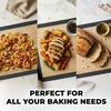 image:imageZulay Kitchen 2 Pack Silicone Baking Mat Sheet Set  Reusable Baking Mat Nonstick  Half Sheet Baking Mat For Oven  165 x 116 Light GraySlate Gray
