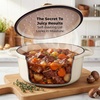 image:imageZulay Kitchen 64QT Enameled Cast Iron Dutch Oven Pot with Lid Heat Pad amp Trivet HeavyDuty Soup Pot for Stews Braising Roasting amp Sourdough Bread Baking Oven Safe up to 500F  Ablaze RedIvory