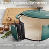 image:imageZulay Kitchen 64QT Enameled Cast Iron Dutch Oven Pot with Lid Heat Pad amp Trivet HeavyDuty Soup Pot for Stews Braising Roasting amp Sourdough Bread Baking Oven Safe up to 500F  Ablaze RedAventurine