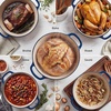 image:imageZulay Kitchen 64QT Enameled Cast Iron Dutch Oven Pot with Lid Heat Pad amp Trivet HeavyDuty Soup Pot for Stews Braising Roasting amp Sourdough Bread Baking Oven Safe up to 500F  Ablaze RedLapis Lazuli