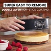 image:imageZulay Kitchen 7Inch Nonstick Cheesecake Pan Leakproof Springform Pan with Removable Bottom and Easy Release  Round Cake Pan for Baking Cheesecake Deep Dish Pizza BlackBlack