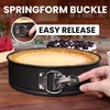 image:imageZulay Kitchen 7Inch Nonstick Cheesecake Pan Leakproof Springform Pan with Removable Bottom and Easy Release  Round Cake Pan for Baking Cheesecake Deep Dish Pizza BlackBlack