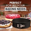 image:imageZulay Kitchen 7Inch Nonstick Cheesecake Pan Leakproof Springform Pan with Removable Bottom and Easy Release  Round Cake Pan for Baking Cheesecake Deep Dish Pizza BlackBlack