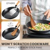 image:imageZulay Kitchen 94 Teak Wooden Cooking Spoon  Durable NonStick Wooden Utensil for Cooking Stirring Mixing amp Serving  HeatResistant Smooth Finish Kitchen Spoon for Nonstick Cookware8Piece Honey Dipper Set