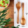 image:imageZulay Kitchen 94 Teak Wooden Cooking Spoon  Durable NonStick Wooden Utensil for Cooking Stirring Mixing amp Serving  HeatResistant Smooth Finish Kitchen Spoon for Nonstick CookwareTeak Wood Utensils