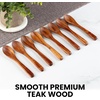 image:imageZulay Kitchen 94 Teak Wooden Cooking Spoon  Durable NonStick Wooden Utensil for Cooking Stirring Mixing amp Serving  HeatResistant Smooth Finish Kitchen Spoon for Nonstick Cookware8Piece Honey Dipper Set
