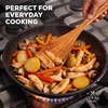 image:imageZulay Kitchen 9Piece Teak Wood Cooking Utensil Set  NonToxic amp NonStick Safe Wooden Spoons amp Kitchen Tools with Comfortable Grip Smooth Finish Natural Teak  Perfect Kitchen Gift Set12