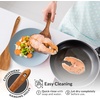image:imageZulay Kitchen 9Piece Teak Wood Cooking Utensil Set  NonToxic amp NonStick Safe Wooden Spoons amp Kitchen Tools with Comfortable Grip Smooth Finish Natural Teak  Perfect Kitchen Gift Set5