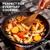 image:imageZulay Kitchen 9Piece Teak Wood Cooking Utensil Set  NonToxic amp NonStick Safe Wooden Spoons amp Kitchen Tools with Comfortable Grip Smooth Finish Natural Teak  Perfect Kitchen Gift Set8