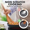image:imageZulay Kitchen 9Piece Teak Wood Cooking Utensil Set  NonToxic amp NonStick Safe Wooden Spoons amp Kitchen Tools with Comfortable Grip Smooth Finish Natural Teak  Perfect Kitchen Gift Set5